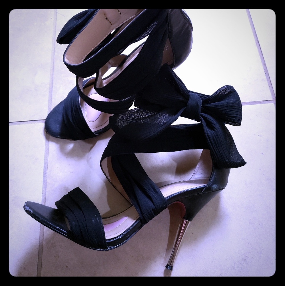 High heels sandals